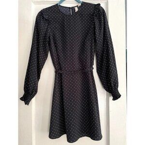 Ulla Popken Polka Dot Long Sleeve Dress